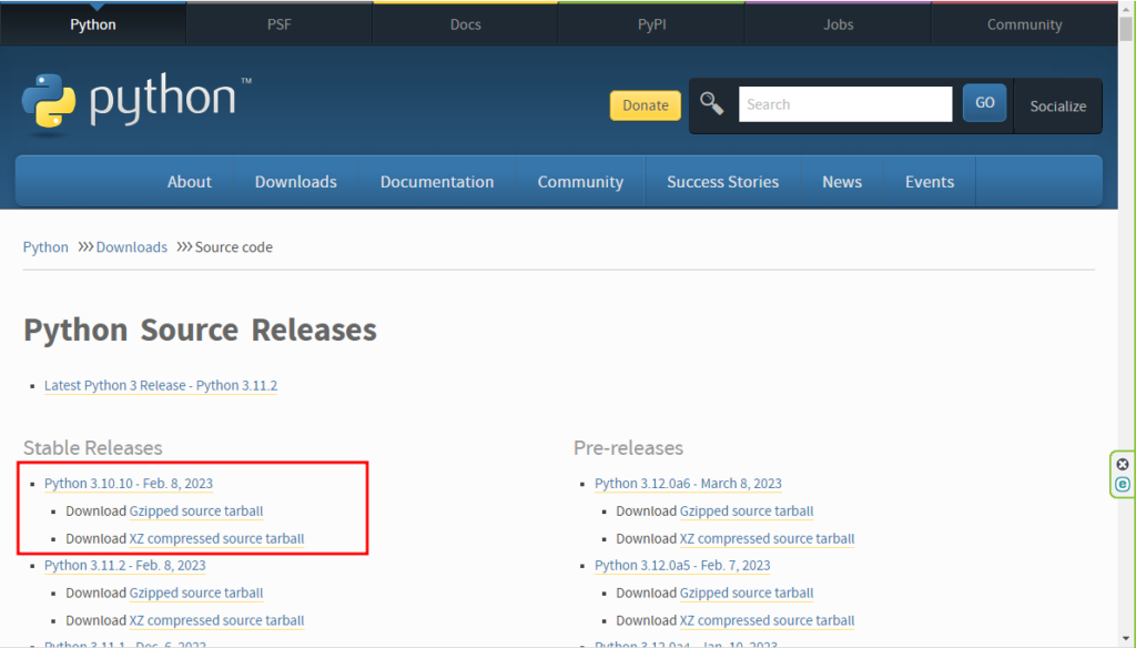 Jetson Nano にPython を新規インストール – FRONT